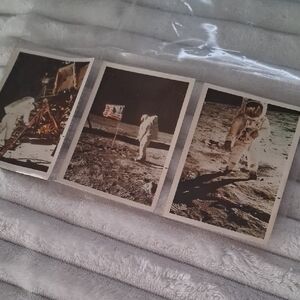 Kodak Lunar Mission Photos - Black, White, Brown